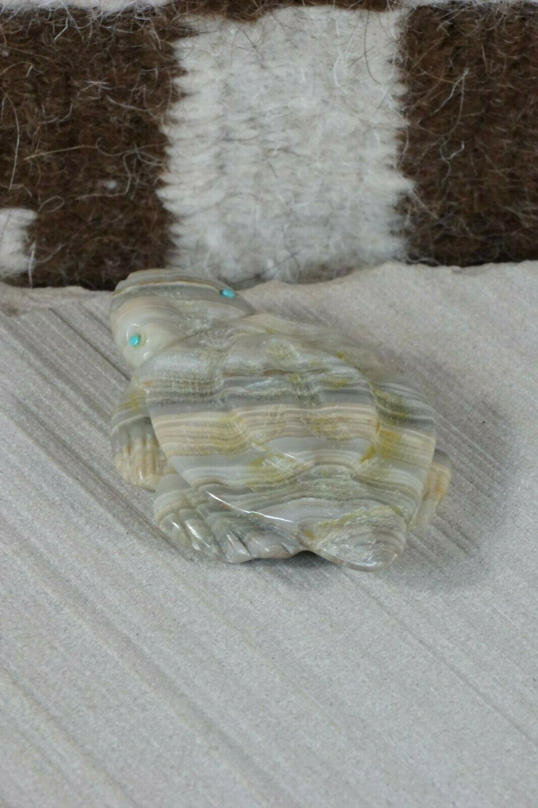 Turtle Zuni Fetish Carving - Calvin Weeka Jr - High Lonesome Trading