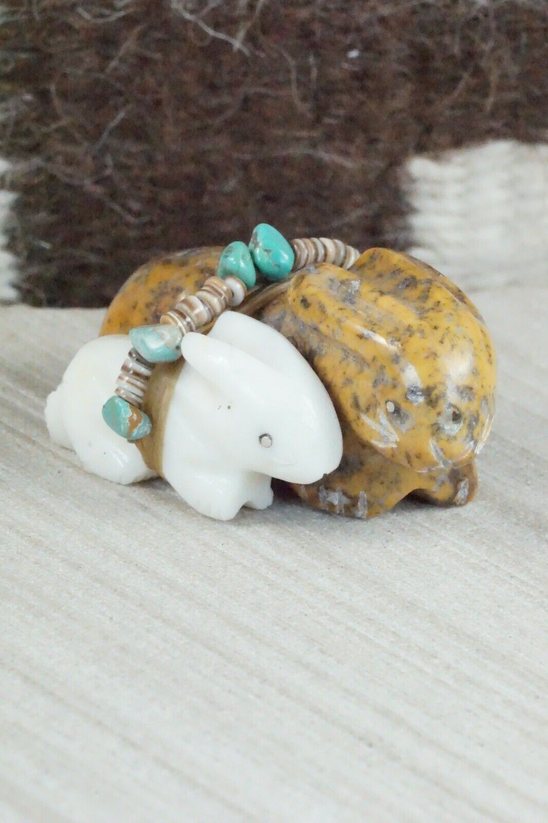 Rabbit Zuni Fetish Carving - Daisy Natewa - High Lonesome Trading