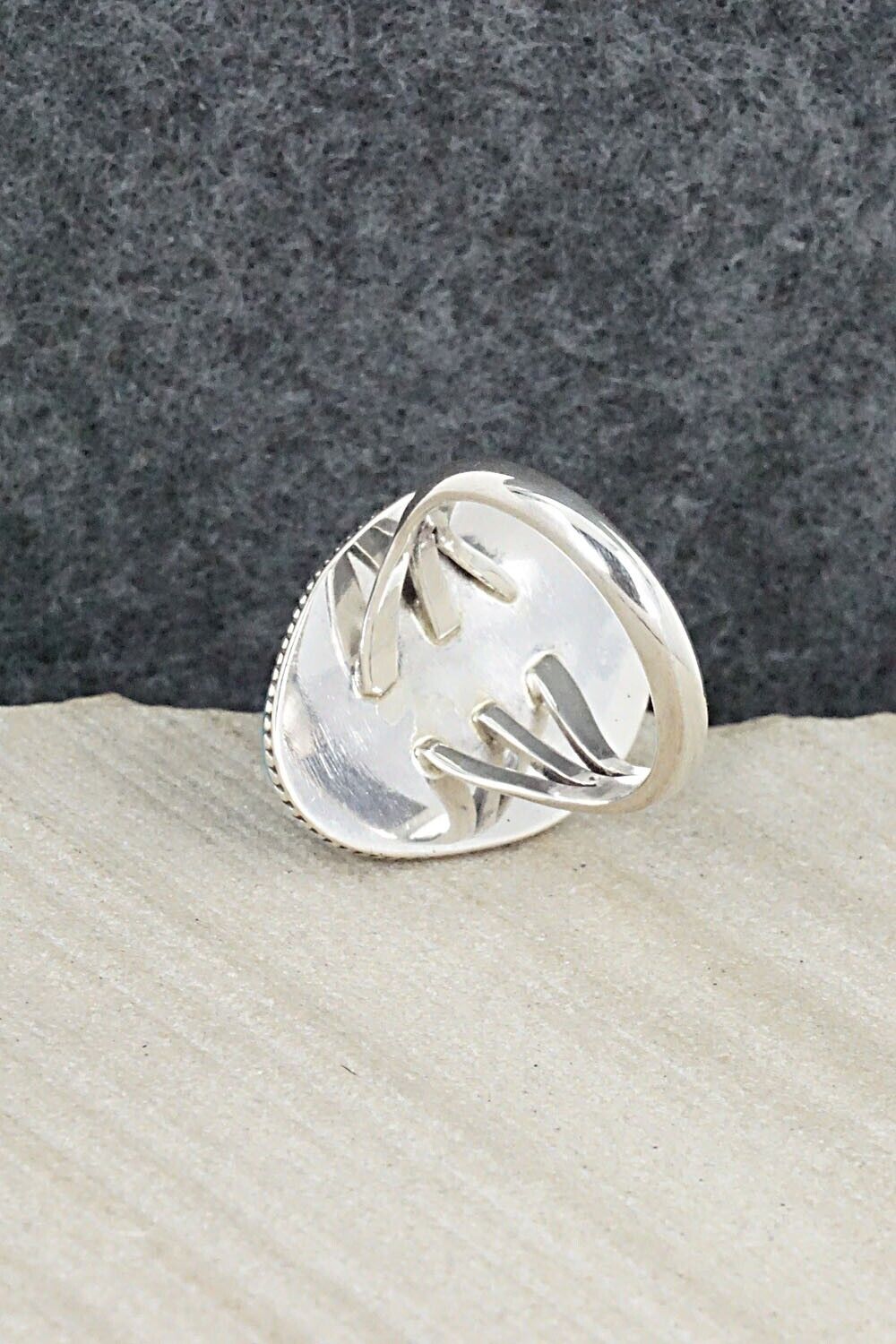 Turquoise & Sterling Silver Ring - Alice Rose Saunders - Size 7