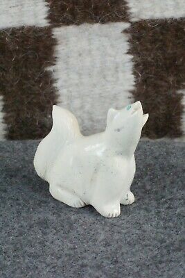 Wolf Zuni Fetish Carving - Calvert Bowannie