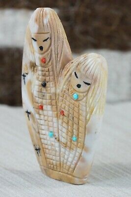 Corn Maiden Zuni Fetish Carving - Sandra Quandelacy