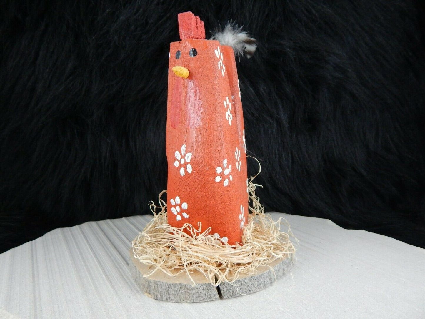 Navajo Nesting Chicken Folk Art - I.S. Yaz - Native American - High Lonesome Trading