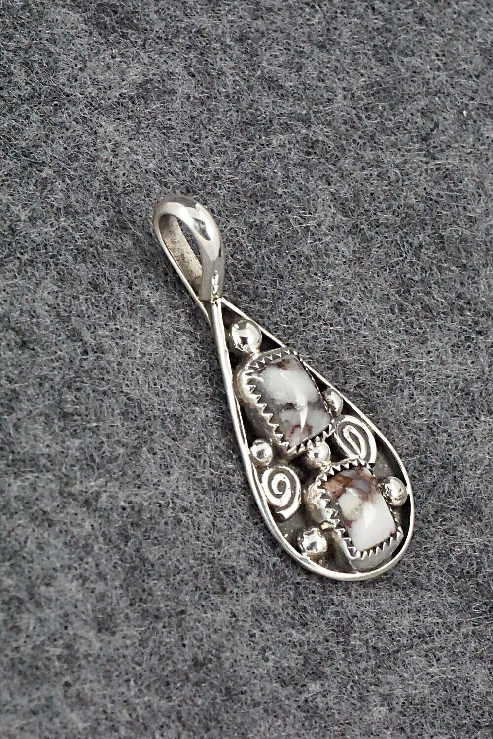 Wild Horse & Sterling Silver Pendant - Priscilla Reeder