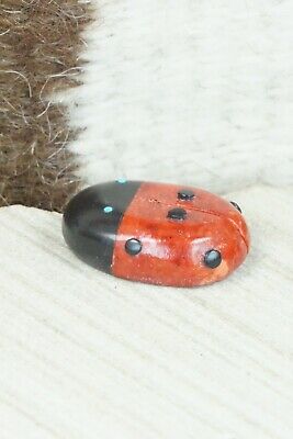 Ladybug Zuni Fetish Carving - Reynold Lunasee