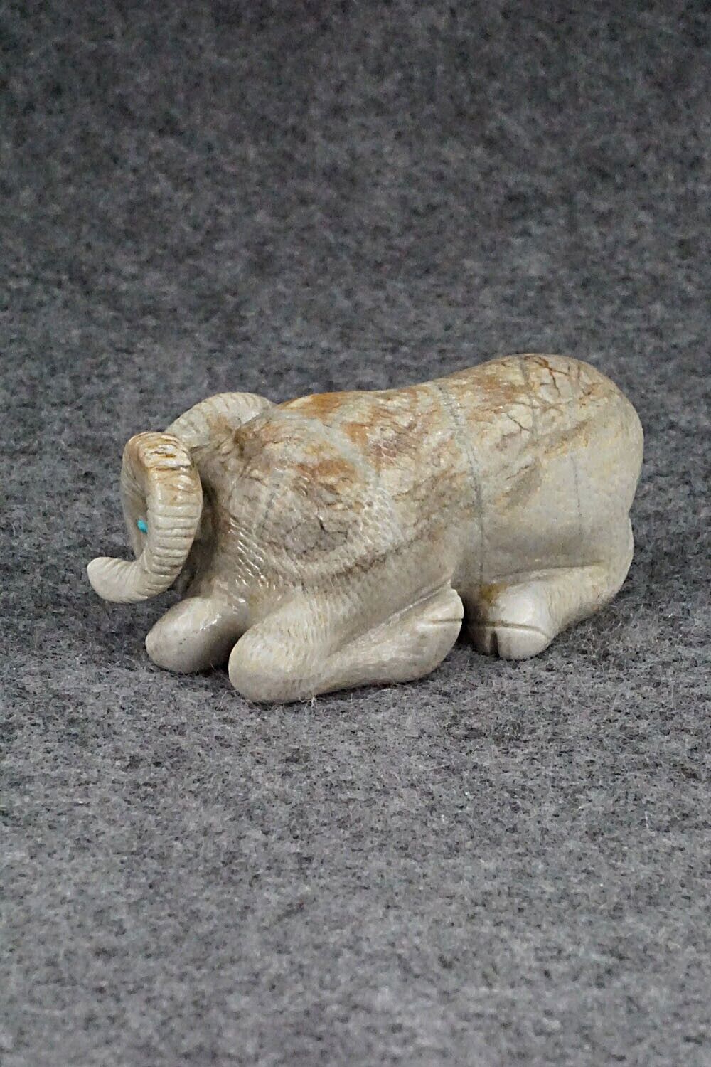 Ram Zuni Fetish Carving - Wilfred Cheama