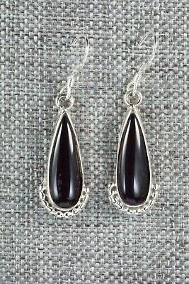 Onyx & Sterling Silver Earrings - Judy Largo