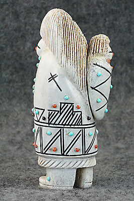 Corn Maiden Zuni Fetish Carving - Claudia Peina