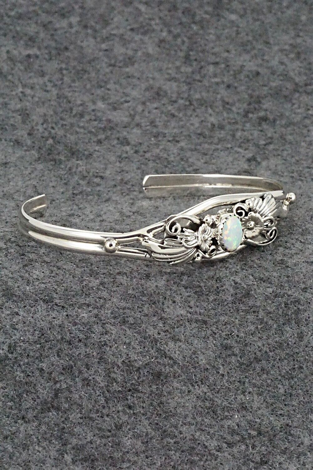 Opalite & Sterling Silver Bracelet - Sadie Jim