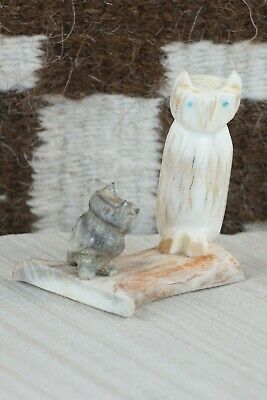 Owl Zuni Fetish Carving - Brandon Phillips