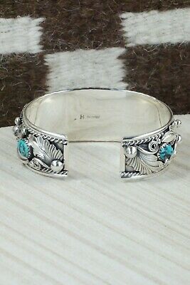 Turquoise & Sterling Silver Bracelet - Henry Attakai