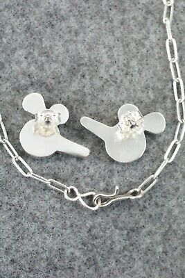 Multi Stone & Sterling Silver Inlay Necklace and Earrings Set - Leavus Ahiyite