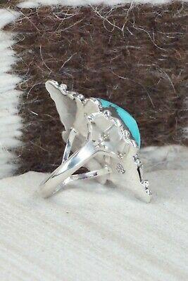 Turquoise & Sterling Silver Ring - Daniel Benally - Size - High Lonesome Trading