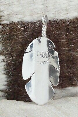 Sterling Silver Feather Pendant - Ben Begay