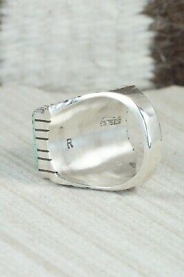 Turquoise and Sterling Silver Ring - Ray Jack - Size 9.75