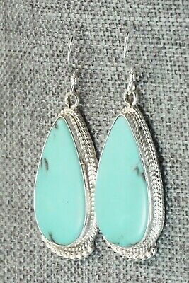 Turquoise & Sterling Silver Earrings - Sharon McCarthy
