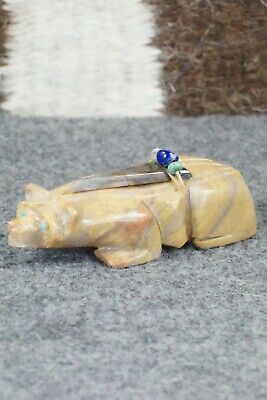 Badger Zuni Fetish Carving - Alex Tsethlikai