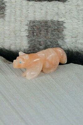 Wolf Zuni Fetish Carving - Rosella Soseeah - High Lonesome Trading
