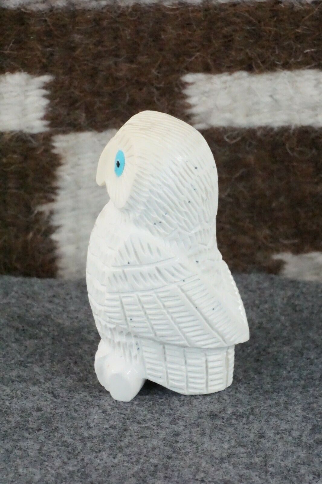 Owl Zuni Fetish Carving - Christine Banteah