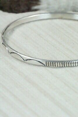 Sterling Silver Bangle - Elaine Tahe