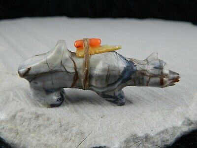 Mountain Lion Zuni Fetish Carving - Kevin Quam - High Lonesome Trading