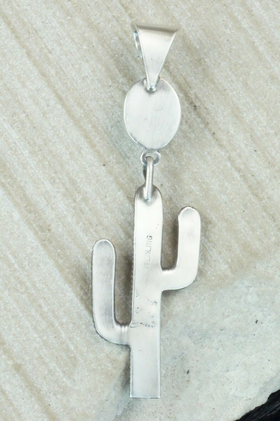 Turquoise and Sterling Silver Pendant - Annie Spencer