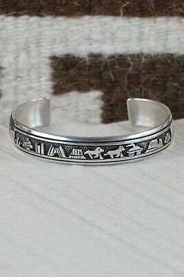 Navajo Sterling Silver Bracelet - Richard Singer - High Lonesome Trading