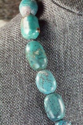 Turquoise & Sterling Silver Necklace - Navajo