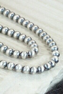 Sterling Silver Navajo Pearl Necklace - Jan Mariano