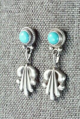 Turquoise & Sterling Silver Earrings - Annie Spencer