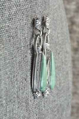Turquoise & Sterling Silver Earrings - Verley Betone