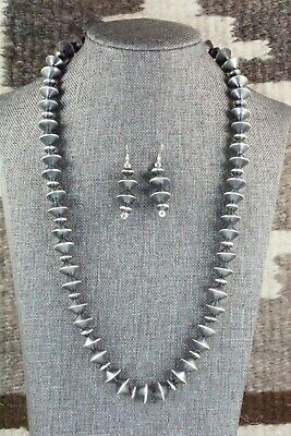 Sterling Silver Navajo Pearl Necklace - Presley Haley
