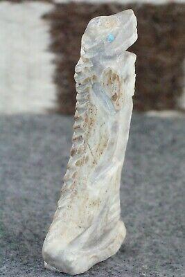 Iguana Zuni Fetish Carving - Derrick Kaamasee - High Lonesome Trading