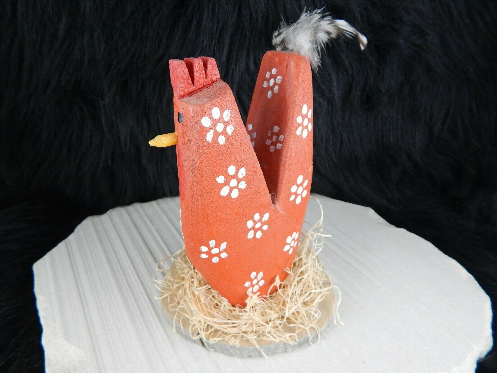 Navajo Nesting Chicken Folk Art - I.S. Yaz - Native American - High Lonesome Trading