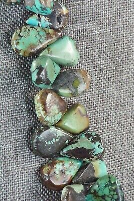 Turquoise & Sterling Silver Necklace - Navajo