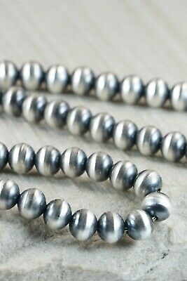 Navajo Sterling Silver Pearl Necklace - Crystal Haley