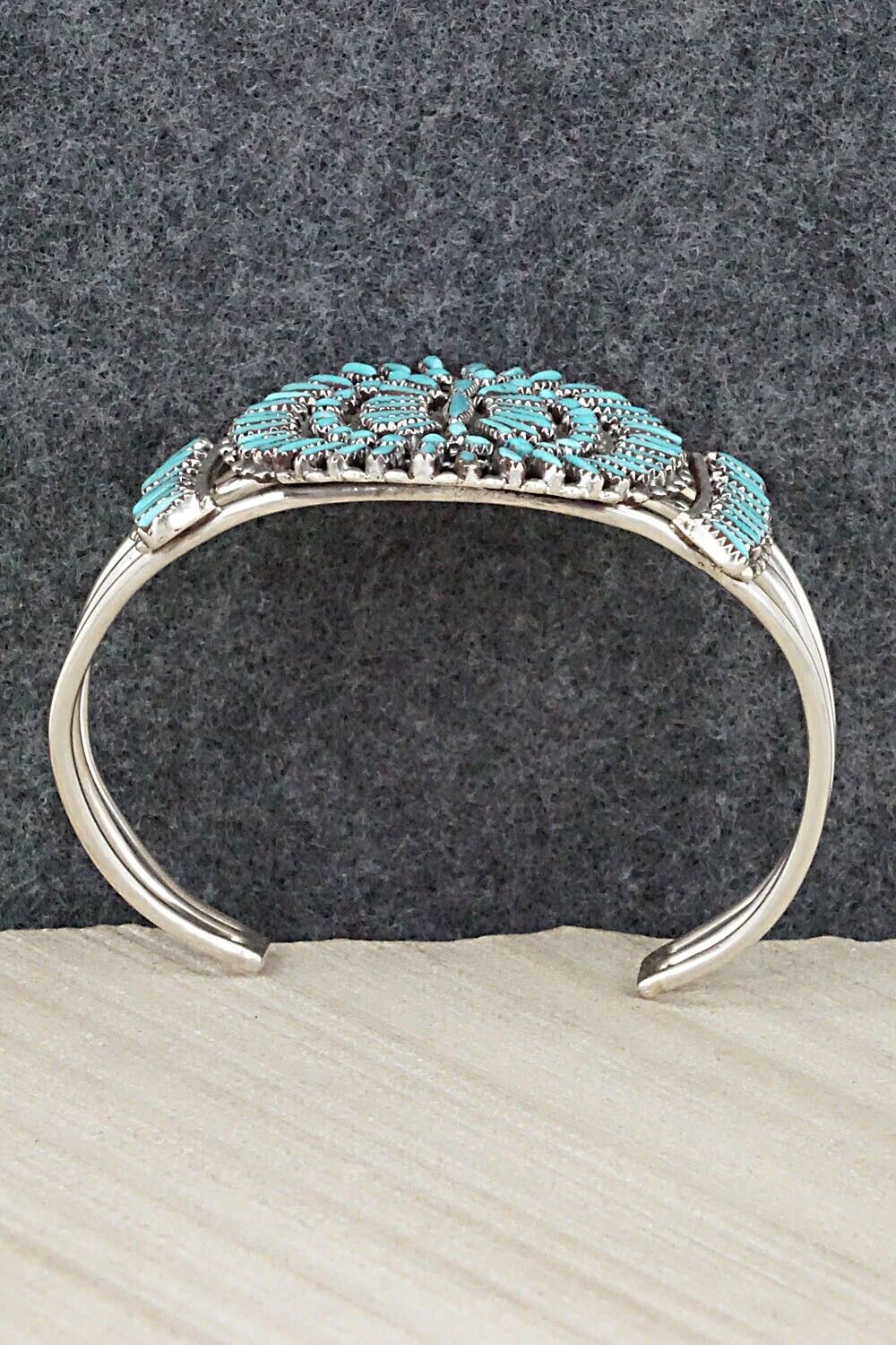 Turquoise & Sterling Silver Bracelet - Judy Wallace