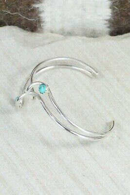 Turquoise & Sterling Silver Bracelet - Yolanda Skeets - High Lonesome Trading