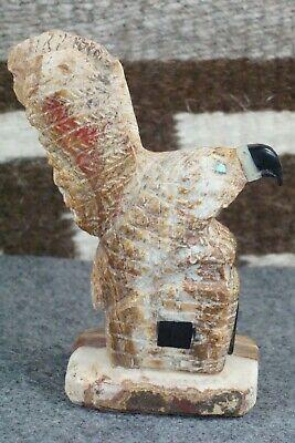 Eagle Zuni Fetish Carving - Jon Quam - High Lonesome Trading