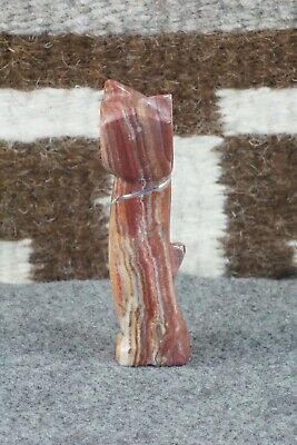 Cat Zuni Fetish Carving - Kenny Chavez