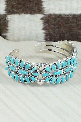Turquoise & Sterling Silver Bracelet - Jaz Wilson