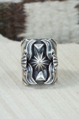 Navajo Sterling Silver Ring - Delbert Gordon - Size 10.5