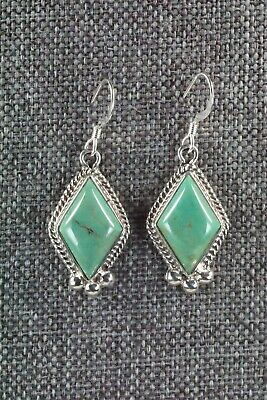 Navajo Turquoise & Sterling Silver Earrings - Sharon McCarthy