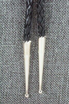 Turquoise & Sterling Silver Bolo Tie - Virginia Long