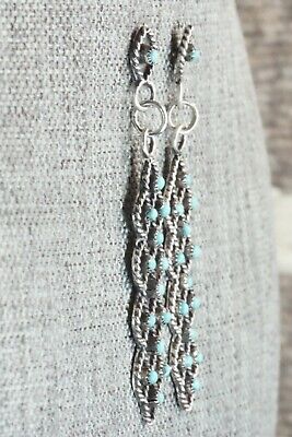 Turquoise & Sterling Silver Earrings - Georgiann Chavez
