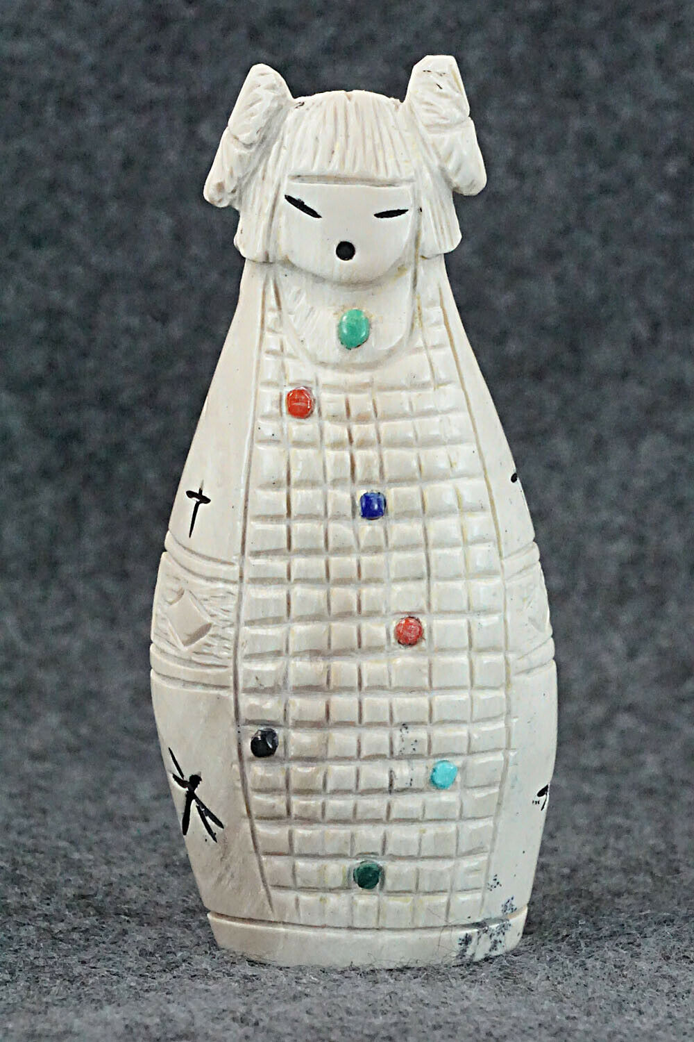 Corn Maiden Zuni Fetish Carving - Sandra Quandelacy