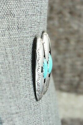 Turquoise & Sterling Silver Earrings - Navajo