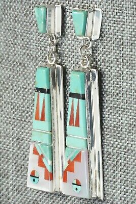 Multi Stone & Sterling Silver Earrings - Patty Edaakie