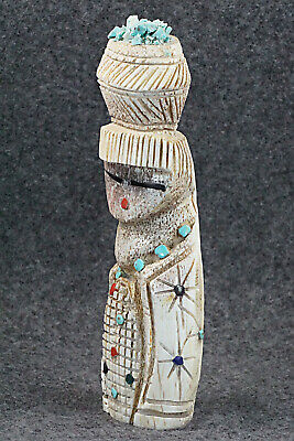 Corn Maiden Zuni Fetish Carving - Carl Etsate