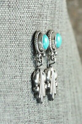 Turquoise & Sterling Silver Earrings - Sharon McCarthy