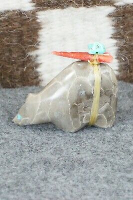 Bear Zuni Fetish Carving - Daphne Quam